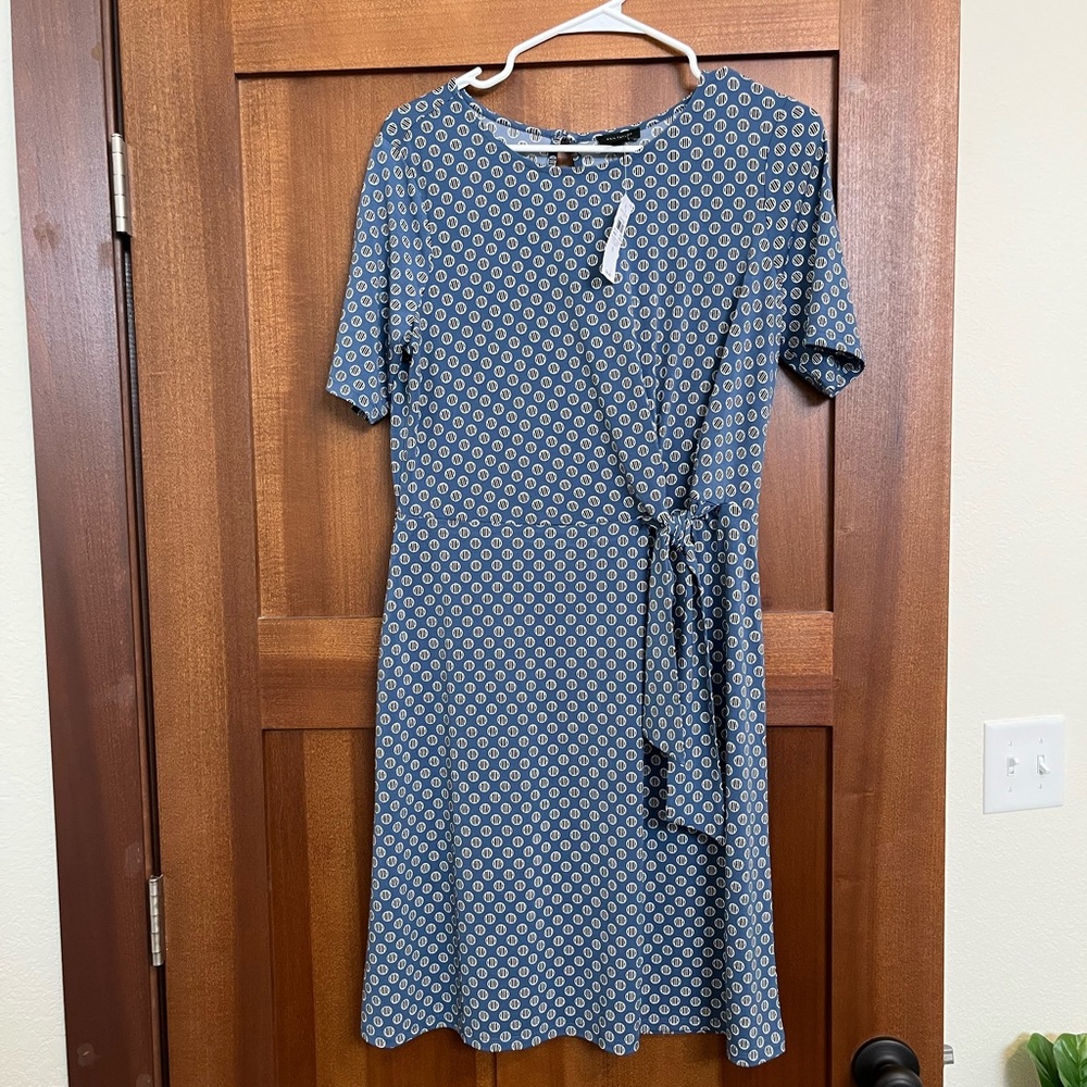 NWT Size Small Ann Taylor Factory blue dress